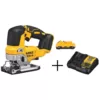 DEWALT 20-Volt MAX XR Cordless Brushless Jigsaw with (1) 20-Volt Battery 3.0Ah & Charger