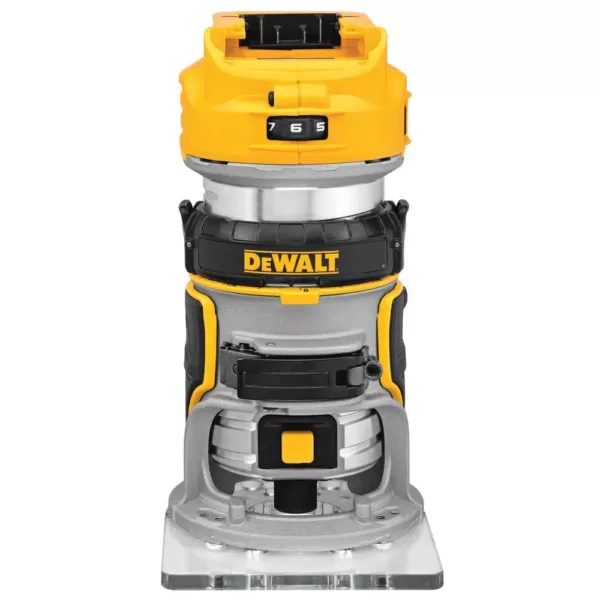 DEWALT 20-Volt MAX XR Cordless Brushless Jigsaw with Brushless Router & (2) 20-Volt 5.0Ah Batteries