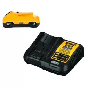 DEWALT 20-Volt MAX Bluetooth Speaker with (1) 20-Volt Battery 3.0Ah & Charger