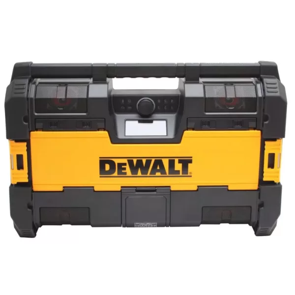 DEWALT TOUGHSYSTEM 14-1/2 in. Portable and Stackable Radio/Digital Music Player with Bluetooth and Battery Charger