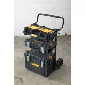 DEWALT TOUGHSYSTEM 14-1/2 in. Portable and Stackable Radio/Digital Music Player with Bluetooth and Battery Charger