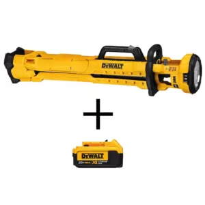 DEWALT 20-Volt MAX 3000-Lumen Tripod Light with (1) 20-Volt Battery 4.0Ah