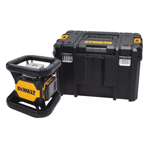 DEWALT 20-Volt MAX Lithium-Ion 250 ft. Gree Self-Leveling Rotary Laser Level with Battery 2Ah, Charger, & TSTAK Case