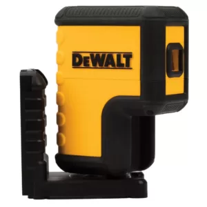 DEWALT 120 ft. Green Self-Leveling 3-Spot Laser Level with (2) AA Batteries & Case