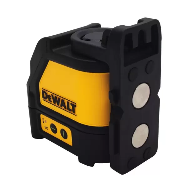 DEWALT 165 ft. Green Self-Leveling Cross Line Laser Level with Bonus 22 in. ToughSystem Tool Box