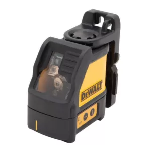 DEWALT 165 ft. Red Self-Leveling Cross-Line Laser Level with Bonus Adjustable and Portable Laser Level Tripod