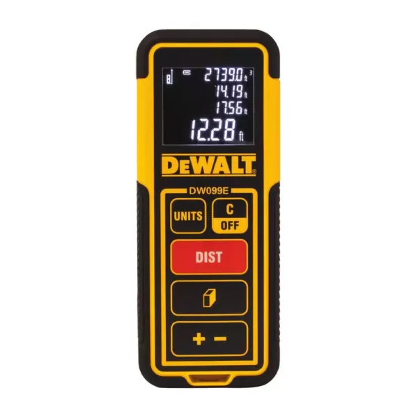 DEWALT 12-Volt MAX Lithium-Ion Cross-Line Green Laser Level with 100 ft. Laser Distance Measurer