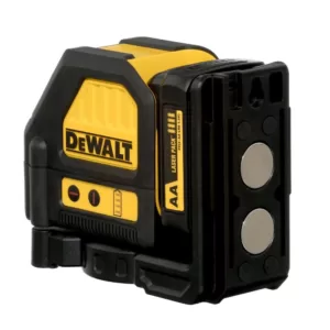 DEWALT 12-Volt MAX Lithium-Ion 165 ft. Red Self-Leveling Cross-Line Laser Level with (AA) Starter Kit & Case