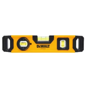 DEWALT 48 in. Non-Magnetic Box Beam Level with Bonus 9 in. Torpedo Level