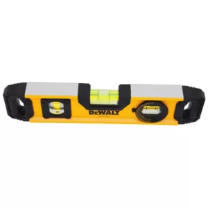 DEWALT 48 in. Non-Magnetic Box Beam Level with Bonus 9 in. Torpedo Level