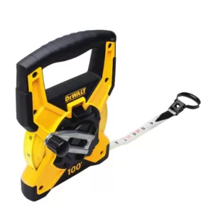 DEWALT 100 ft. Fiberglass Long Tape Measure