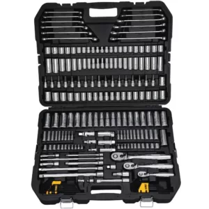 DEWALT Mechanics Tool Set (204-Piece) with (65-Piece) Impact Ready Accessory Set