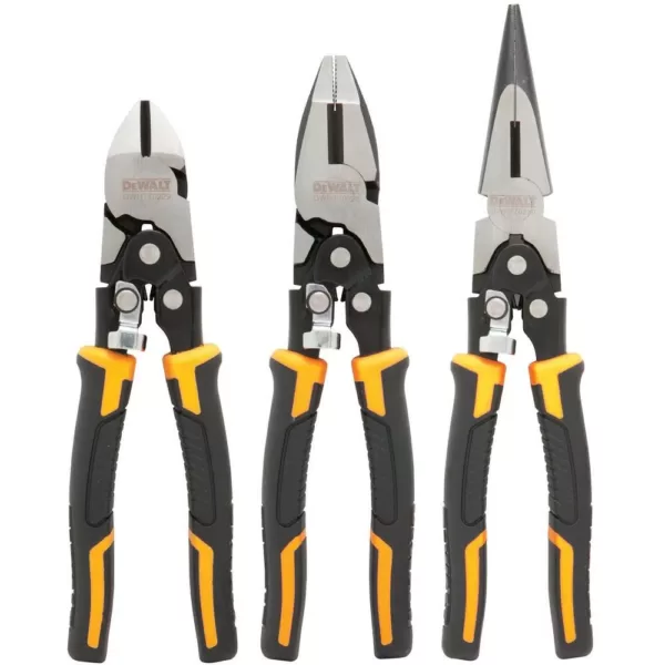 DEWALT Mechanics Tool Set (204-Piece) with Bonus Compound Pliers Set (3-Pack) and Screwdriver Set (10-Piece)