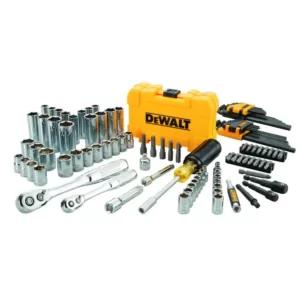 DEWALT Mechanics Tool Set with Cobalt Drill Bit Set (137-Piece)