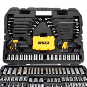 DEWALT 1/4 in., 3/8 in. and ½ in. Drive Polished Chrome Mechanics Tool Set (168-Piece)