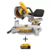 DEWALT 20-Volt MAX Cordless 7-1/4 in. Sliding Miter Saw with (1) 20-Volt Battery 4.0Ah