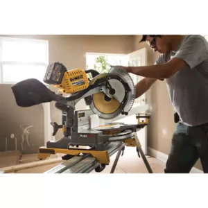 DEWALT FLEXVOLT 120-Volt MAX Lithium-Ion Cordless Brushless 12 in. Miter Saw with AC Adapter (Tool-Only)