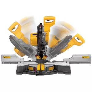 DEWALT FLEXVOLT 120-Volt MAX Cordless Brushless 12 in. Miter Saw with AC Adapter, (2) FLEXVOLT 6.0Ah Batteries & Rolling Stand