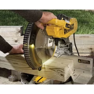 DEWALT 15 Amp Corded 12 in. Double-Bevel Compound Miter Saw with XPS Light