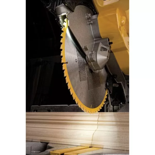 DEWALT 15 Amp Corded 12 in. Double-Bevel Compound Miter Saw with XPS Light