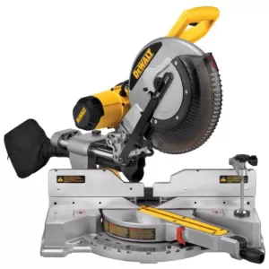 DEWALT 15 Amp Corded 12 in. Dual Bevel Sliding Compound Miter Saw