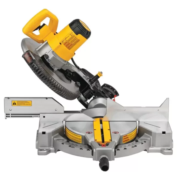 DEWALT 15 Amp Corded 12 in. Single Bevel Compound Miter Saw