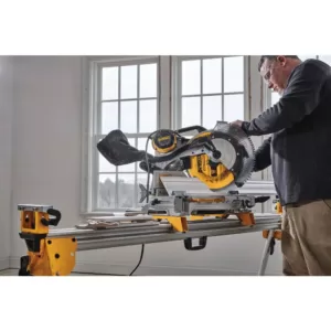 DEWALT 12 in. 15 Amp Compound Double Bevel Miter Saw with Heavy-Duty Miter Saw Stand