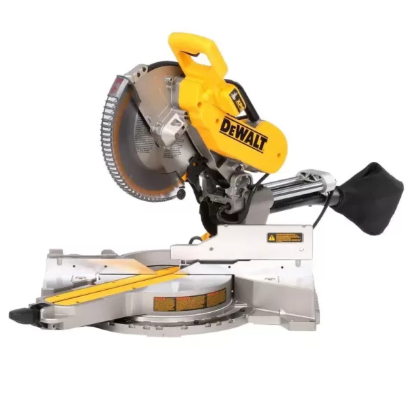 DEWALT 15 Amp Corded 12 in. Sliding Miter Saw with Rolling Miter Saw Stand