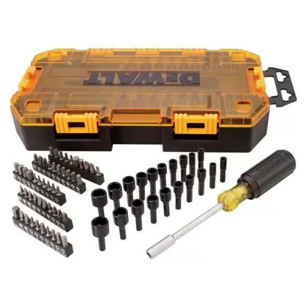 DEWALT 1/4 in. Multi-Bit and Nut Driver Set (70-Piece)