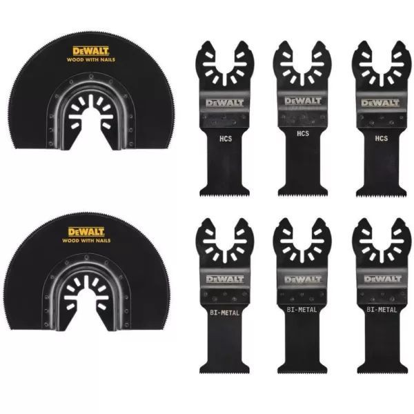 DEWALT Oscillating Set (8-Piece)