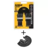 DEWALT Oscillating Set (8-Piece) with Oscillating Fast Cut Carbide Grout Removal Blade