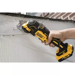 DEWALT ATOMIC 20-Volt MAX Cordless Brushless Oscillating Multi-Tool with (3) 20-Volt Batteries 5.0Ah & Charger