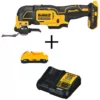 DEWALT ATOMIC 20-Volt MAX Cordless Brushless Oscillating Multi-Tool with (1) 20-Volt Battery 3.0Ah & Charger