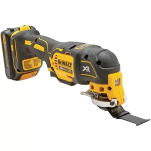 DEWALT 20-Volt MAX XR Cordless Brushless Oscillating Multi-Tool with (1) 20-Volt 1.5Ah Battery & Charger