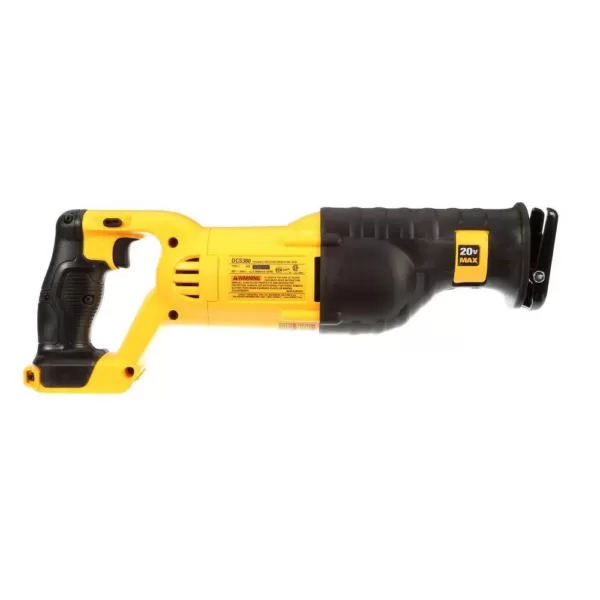 DEWALT 20-Volt MAX XR Cordless Brushless 3-Speed Oscillating Multi-Tool with (1) 20-Volt 2.0Ah Battery & Reciprocating Saw