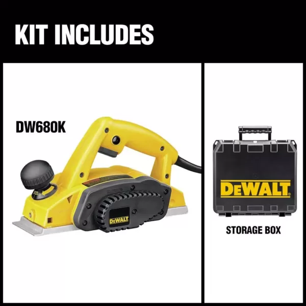 DEWALT 7 Amp Corded 3-1/4 in. Hand Planer Kit