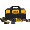 DEWALT 20-Volt MAX XR Cordless Brushless 5 in. Variable Speed Random Orbit Polisher with (2) 20-Volt 5.0Ah Batteries & Charger