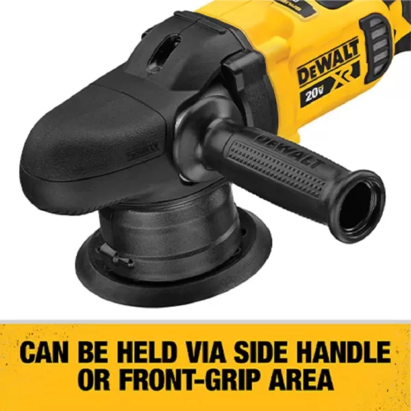 DEWALT 20-Volt MAX XR Cordless Brushless 5 in. Variable Speed Random Orbit Polisher with (2) 20-Volt 5.0Ah Batteries & Charger