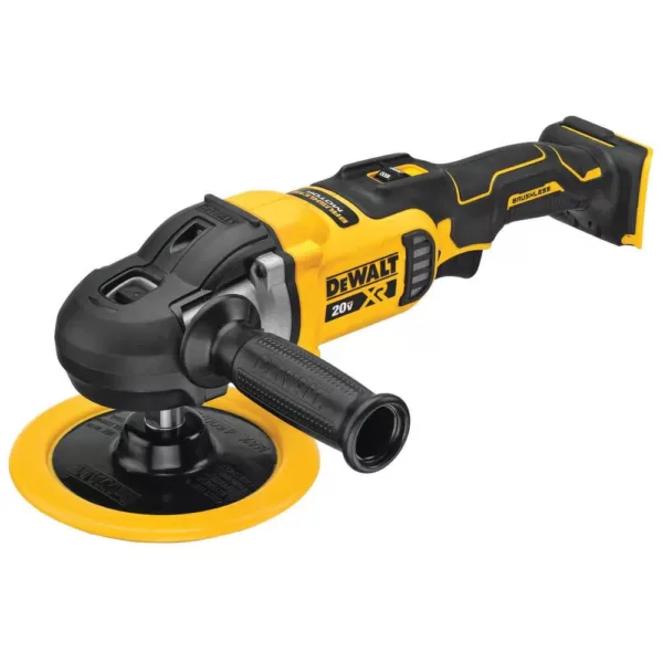 DEWALT 20-Volt MAX XR Cordless Brushless 7 in. Variable Speed Rotary Polisher (Tool-Only)