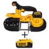 DEWALT 20-Volt MAX Cordless Band Saw with (1) 20-Volt Battery 4.0Ah