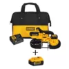 DEWALT 20-Volt MAX Cordless Band Saw with (2) 20-Volt Batteries 5.0Ah & Charger