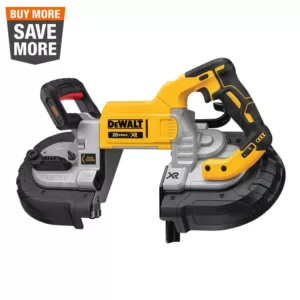 DEWALT 20-Volt MAX Cordless Brushless 5 in. Dual Switch Bandsaw (Tool-Only)