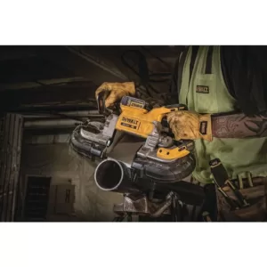 DEWALT 20-Volt MAX Cordless Brushless 5 in. Dual Switch Bandsaw with (2) 20-Volt Batteries 5.0Ah & Charger