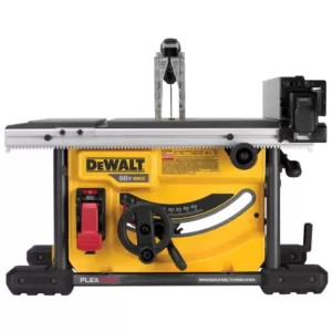 DEWALT FLEXVOLT 60-Volt MAX  Cordless Brushless 8-1/4 in. Table Saw Kit (Tool-Only)