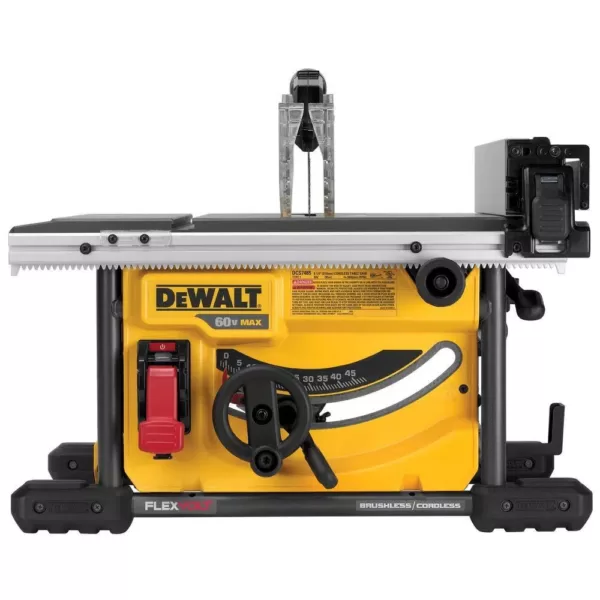 DEWALT FLEXVOLT 60-Volt MAX  Cordless Brushless 8-1/4 in. Table Saw Kit with (1) FLEXVOLT 6.0Ah Battery