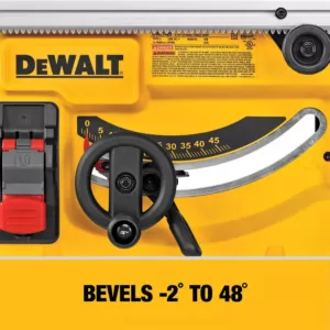 DEWALT 15 Amp Corded 8-1/4 in. Compact Jobsite Tablesaw