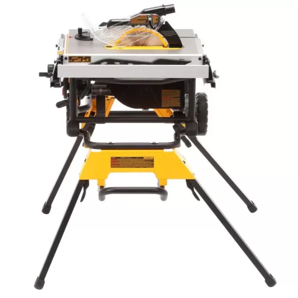 DEWALT 15 Amp Corded 10 in. Job Site Table Saw with Rolling Stand