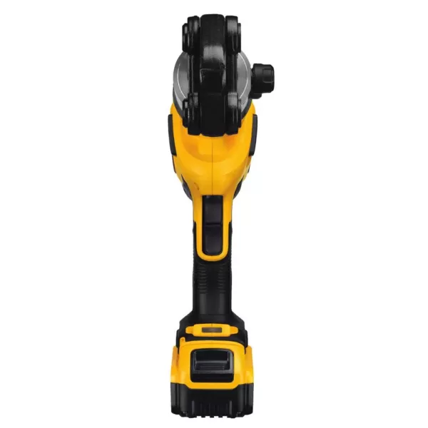 DEWALT 20-Volt MAX Cordless Press Tool, (6) Press Jaws, (2) 20-Volt 4.0Ah Batteries, Drain Snake & Threaded Rod Cutter