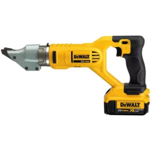 DEWALT 20-Volt MAX Cordless 14-Gauge Swivel Head Double Cut Shears with (2) 20-Volt Batteries 4.0Ah & Impact Driver