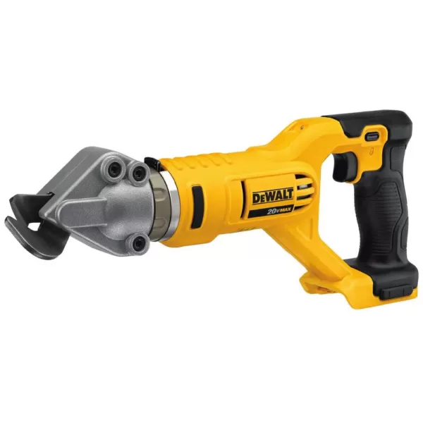 DEWALT 20-Volt MAX Cordless 18-Gauge Swivel Head Offset Shears (Tool-Only)